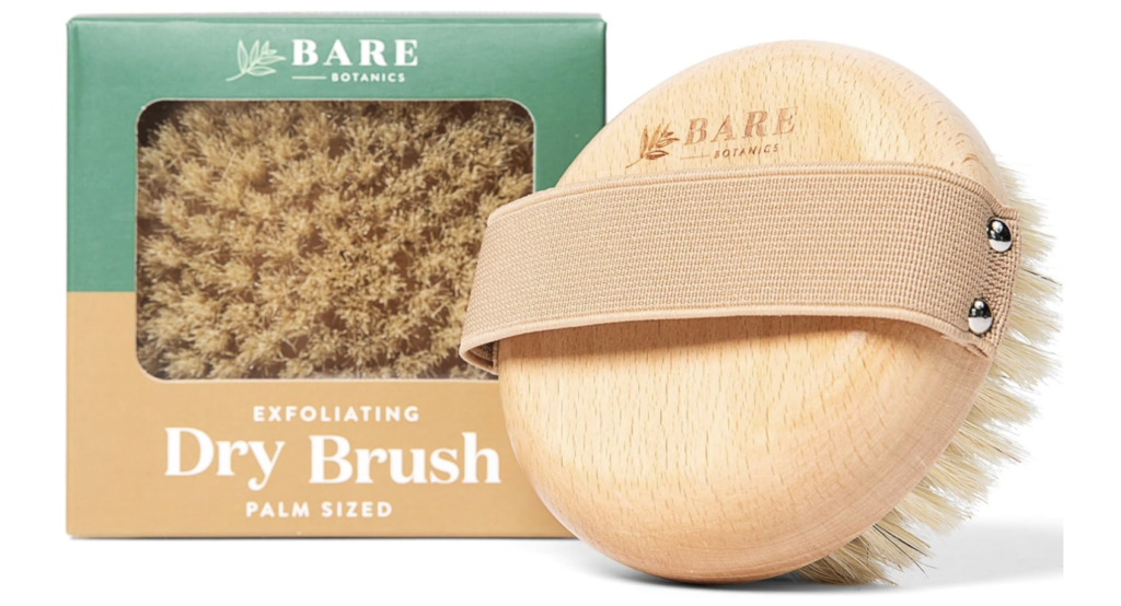 bare botanics dry brush for lymphatic drainage, useful gifts